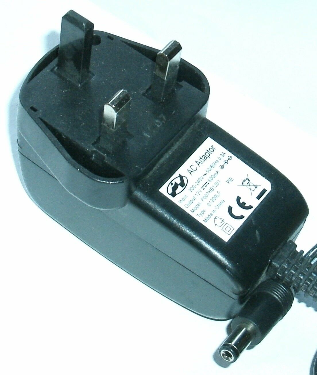 *Brand NEW* 12V 0.6A PI P007HB1201 AC/DC ADAPTER POWER SUPPLY